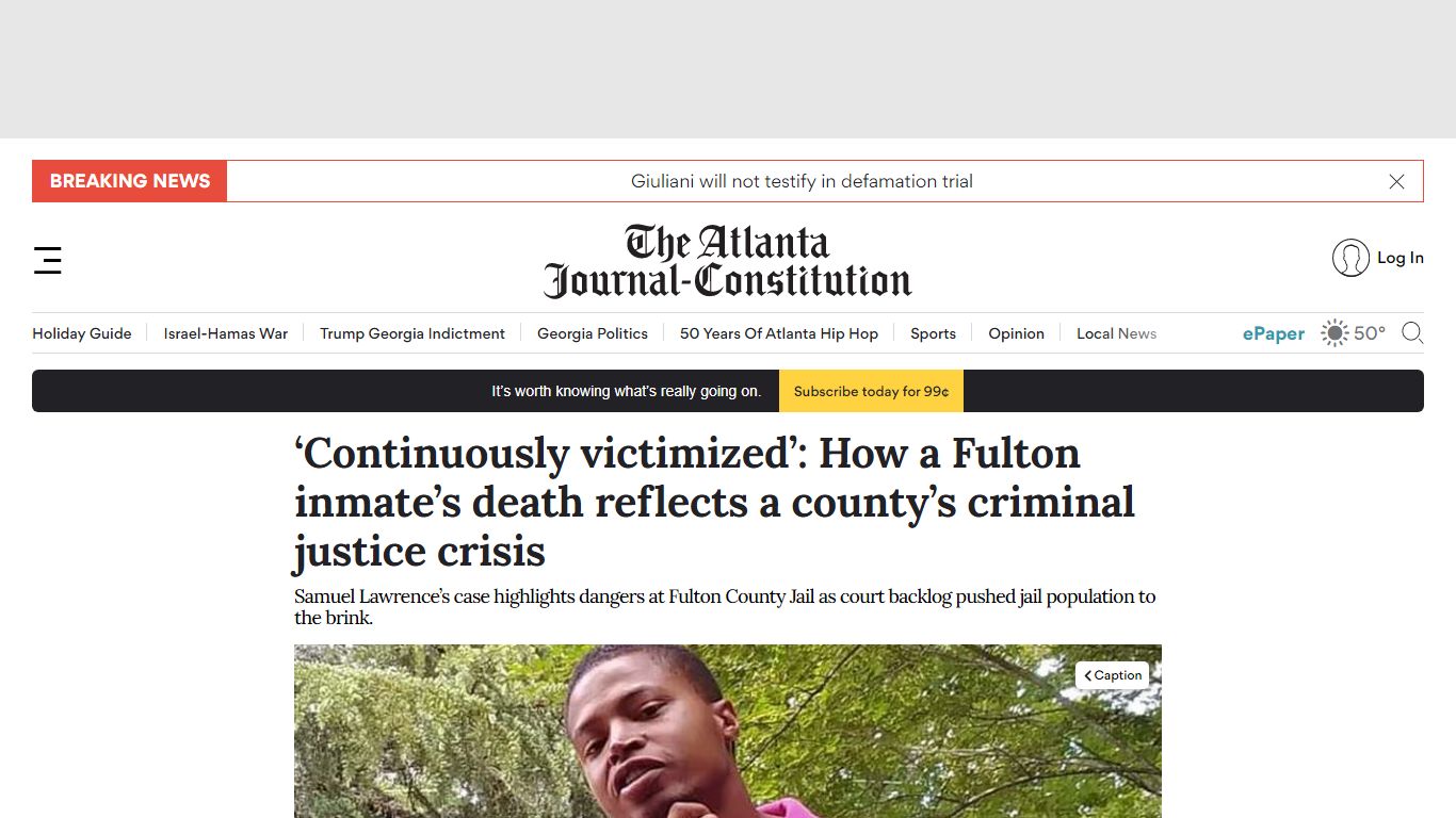 ‘Continuously victimized’: How a Fulton inmate’s death reflects a ...